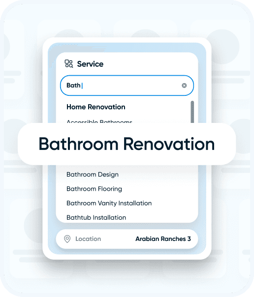 Step 1 – Find a trusted expert by selecting a service and location
