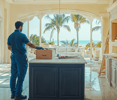 Trusted home improvement expert at work – Check Trusty platform